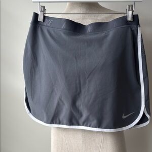 Nike Gray Skort with White Trim